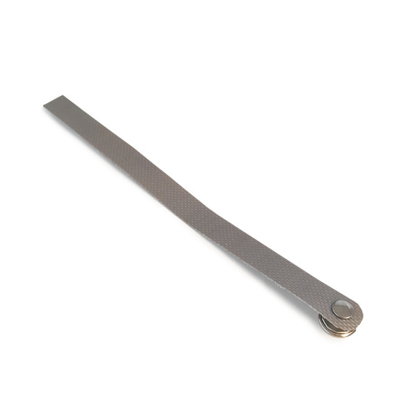 Nappinauha vahvikekankaasta, 32 cm, harmaa