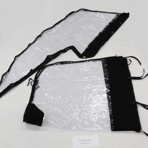 Finnmaster Husky R7 venekuomu -16-18, irtoavat sivut/ ei kaaria, musta